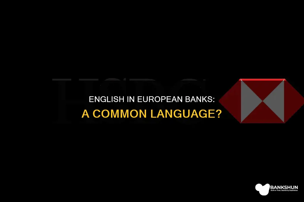 do they speak english at european banks