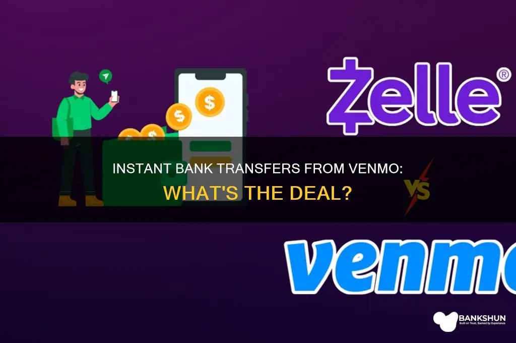 do venmo transfers load to bank immediately