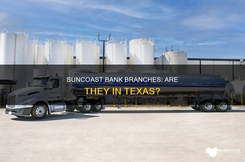 do we have suncoast bank in texas