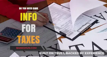 How Tax Filing Requires Your Bank Information