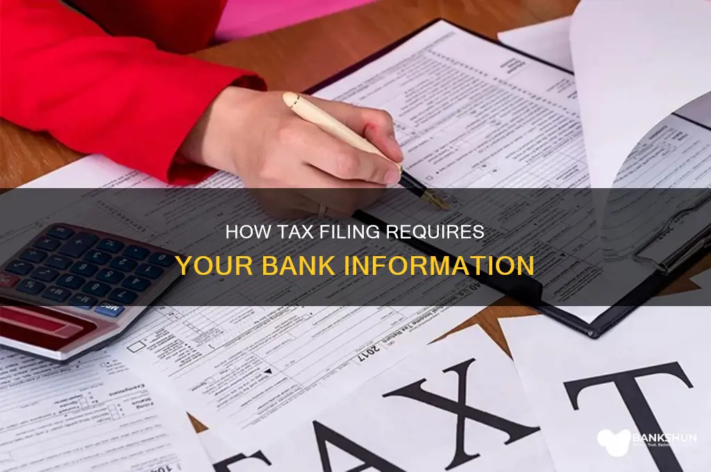 do you need bank info for taxes