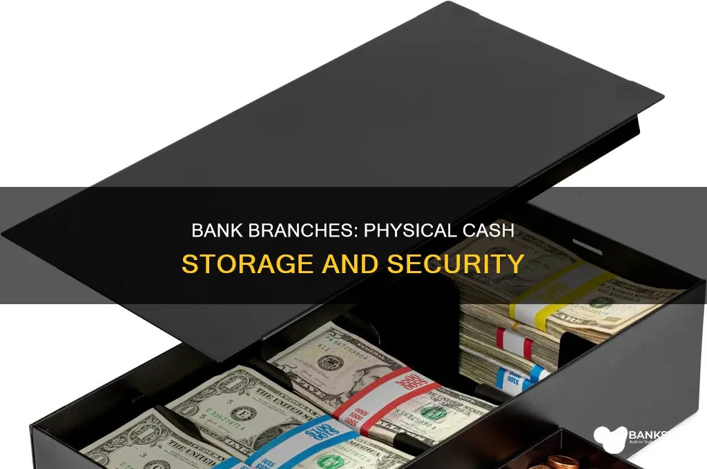 does a bank branch maintain physical cash