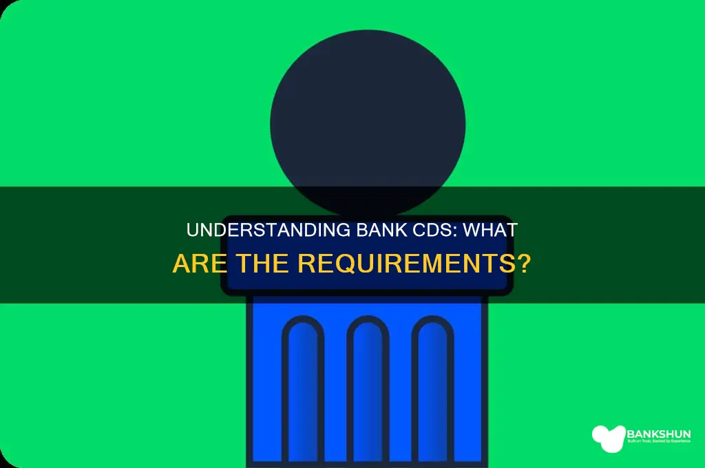 does a bank cd have to be