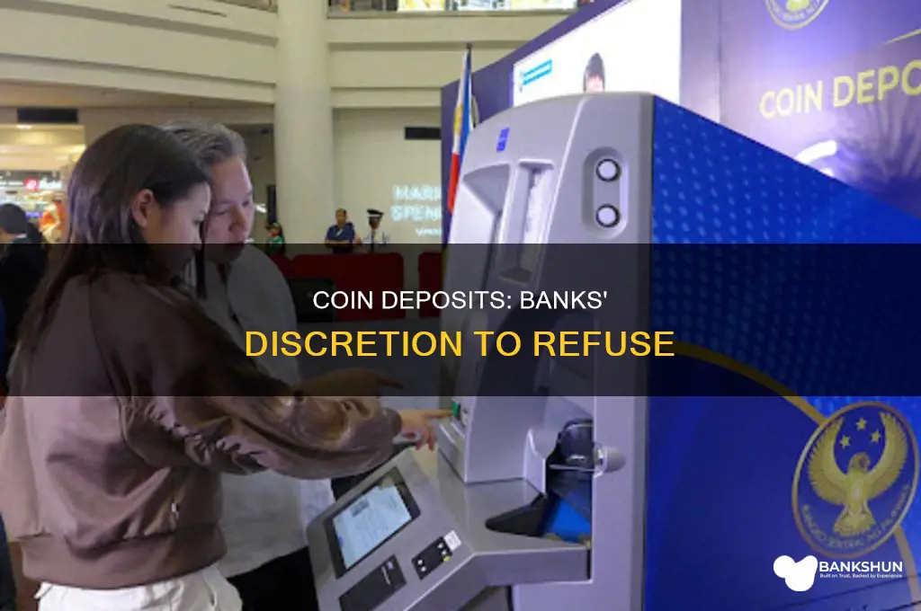 does a bank have to accept coins