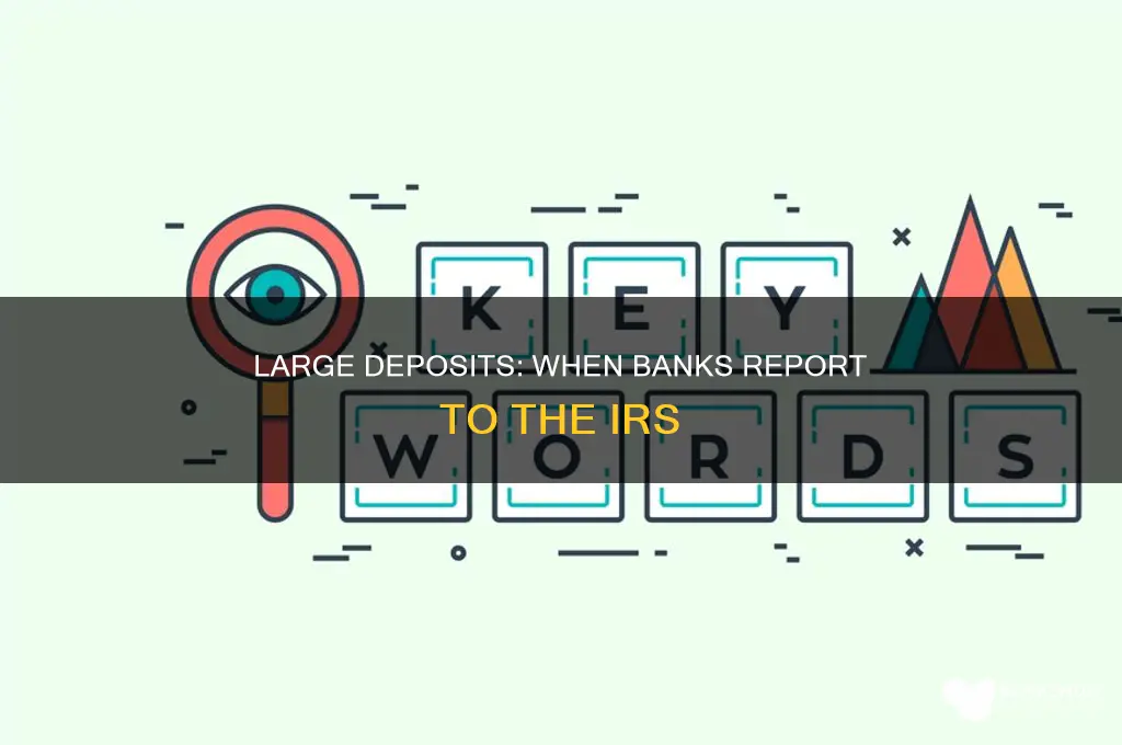 does a bank report 10 000 dollars