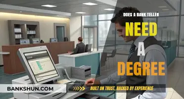 Bank Teller Jobs: Degree or No Degree?