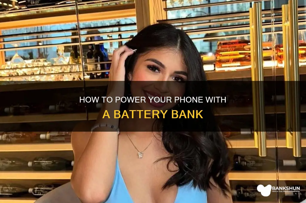does a battery bank charge a phone