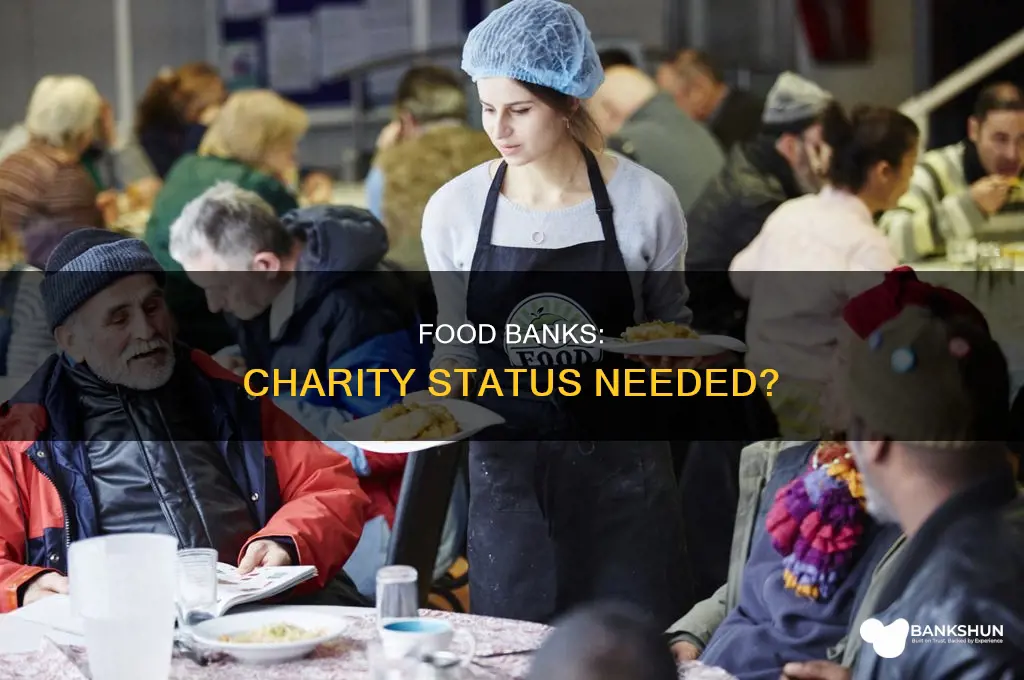does a food bank need charity status