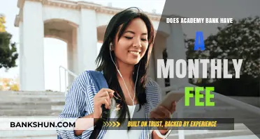 Academy Bank: Monthly Fees and Charges Explained