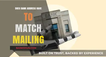 Address Accuracy: Bank and Mailing Addresses Matching?