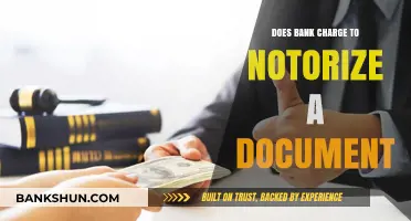 Notarization Fees: What's the Cost at Banks?