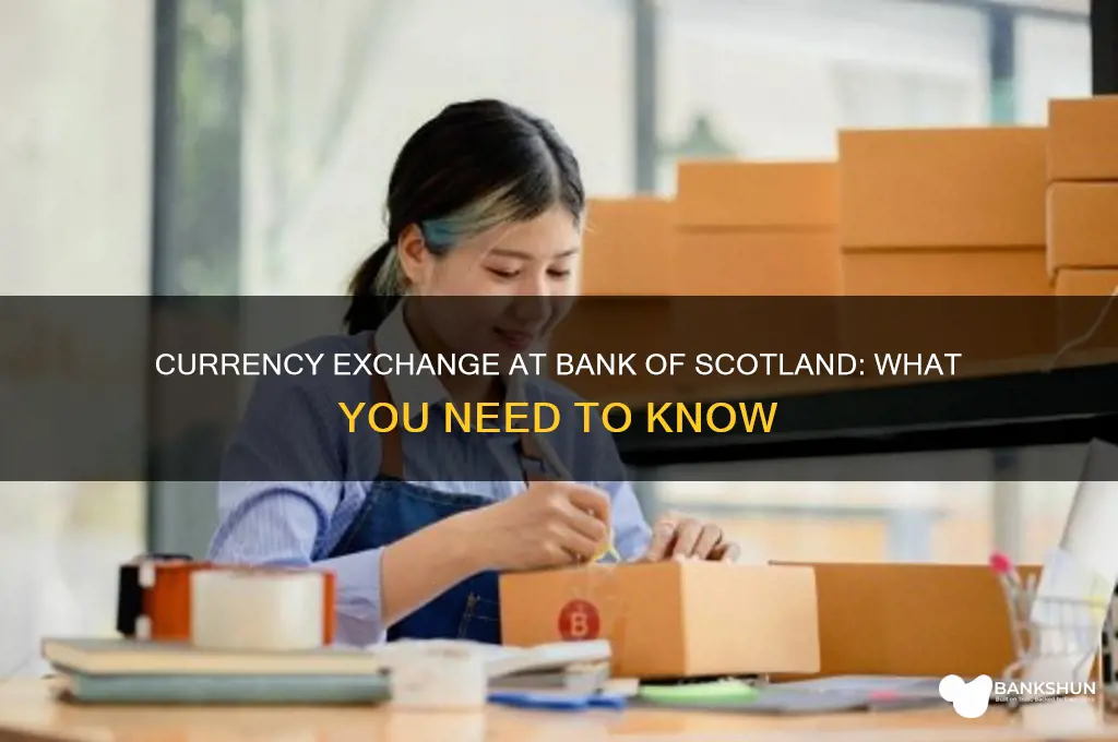 does bank of scotland do currency exchange
