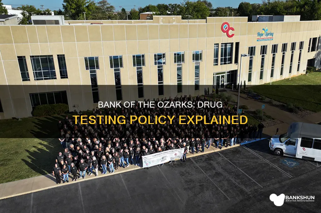 does bank of the ozarks drug test