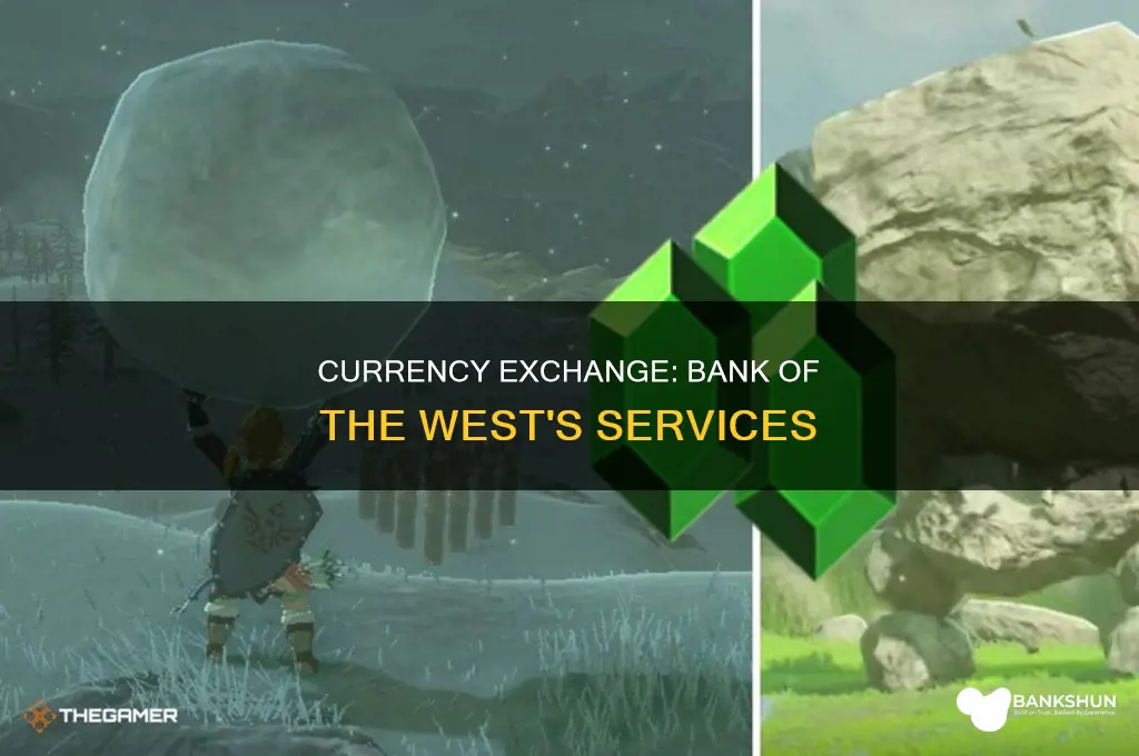 does bank of the west exchange currency