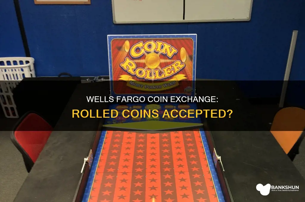 does bank take rolled coins wells fargo