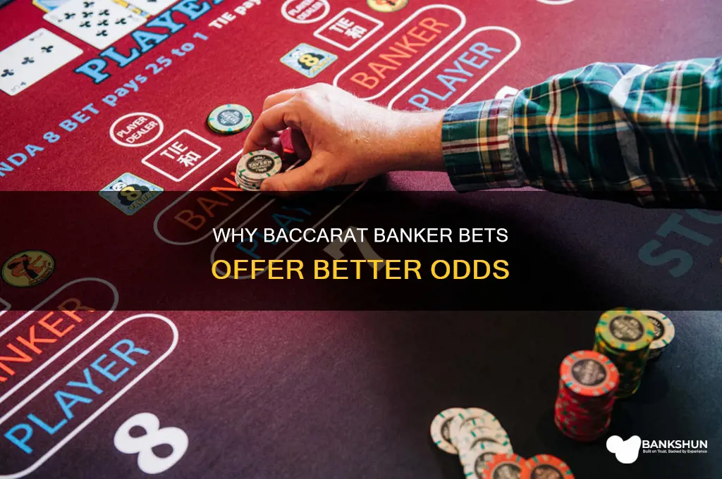 does banker have better odds in baccarat