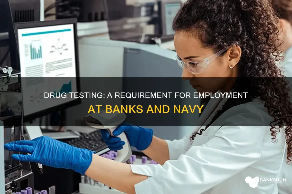 does banks drug test for employment navy