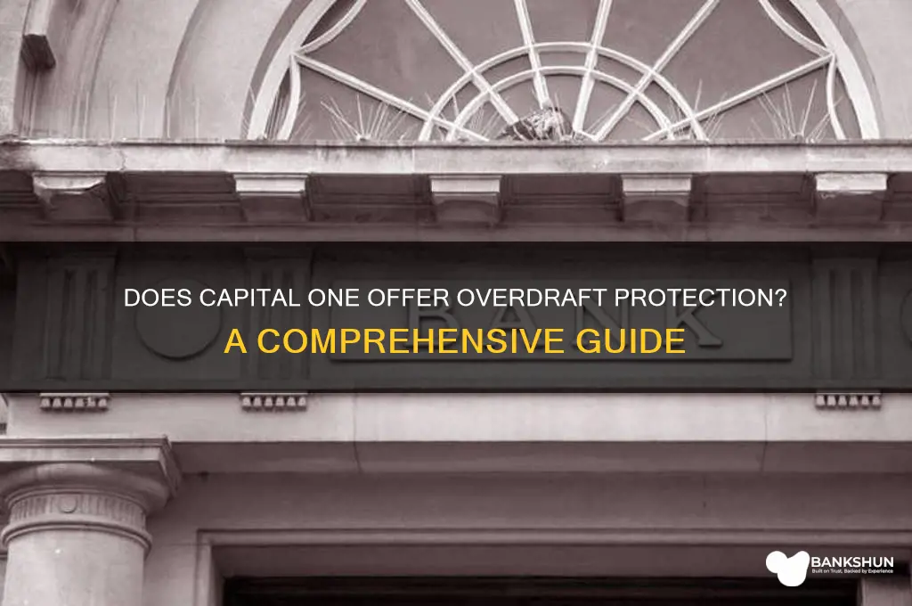 does capital one bank have overdraft protection