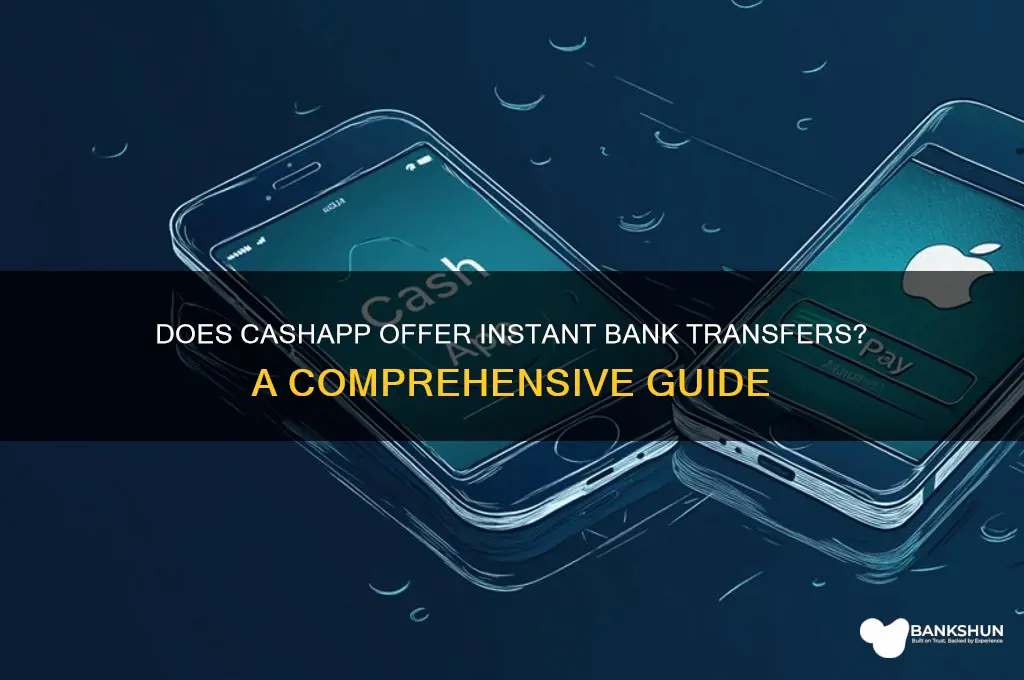 does cashapp do instant transfers to banks