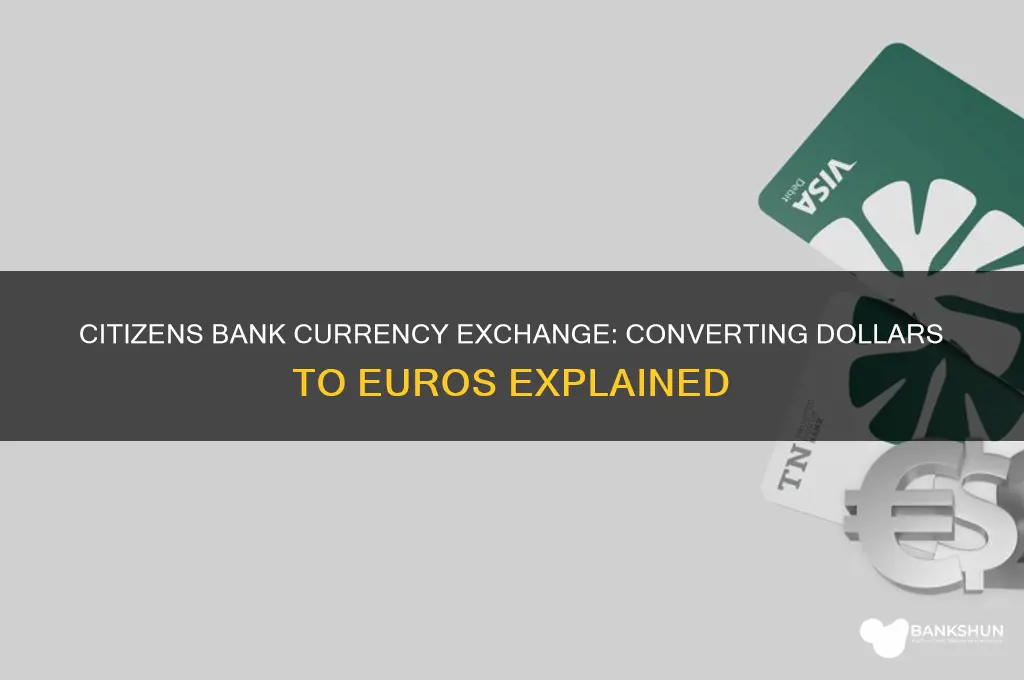 does citizens bank convert dollars to euros