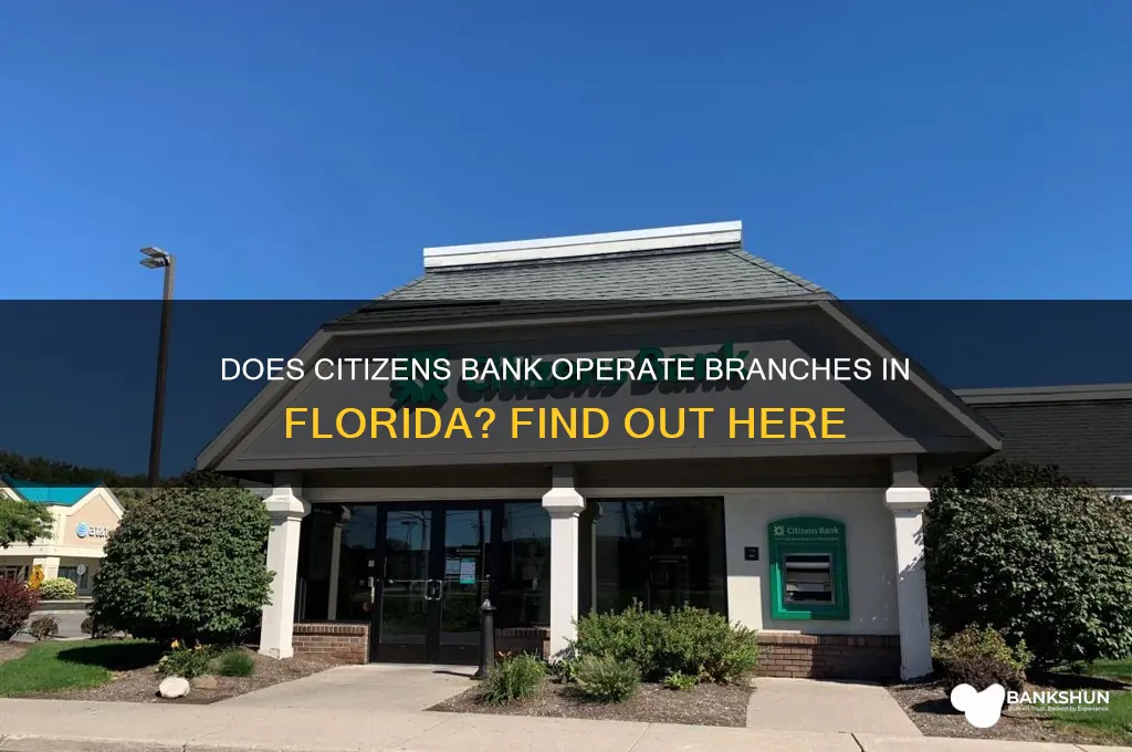 does citizens bank have branches in florida