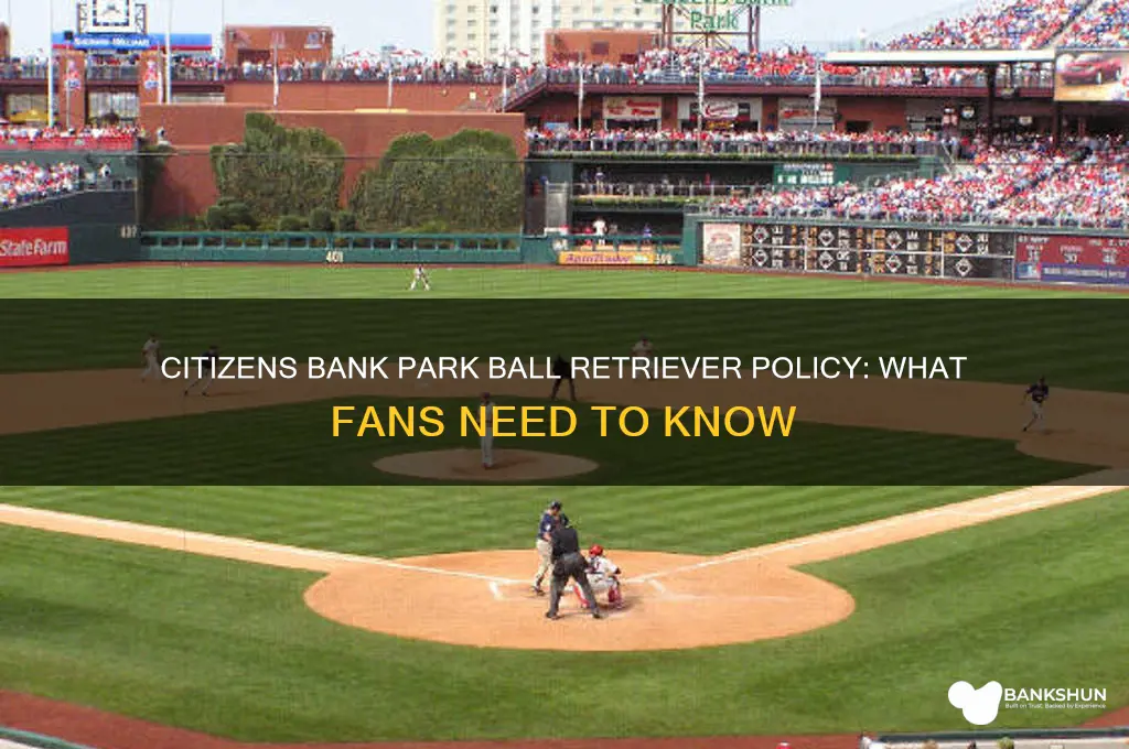 does citizens bank park allow ball retrievers