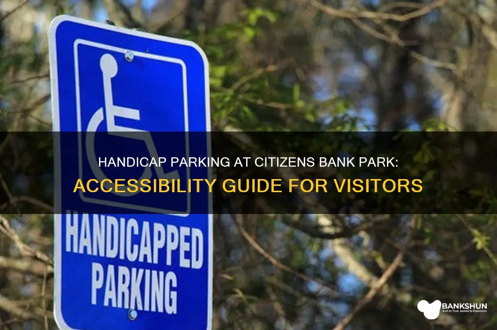 does citizens bank park have handicap parking