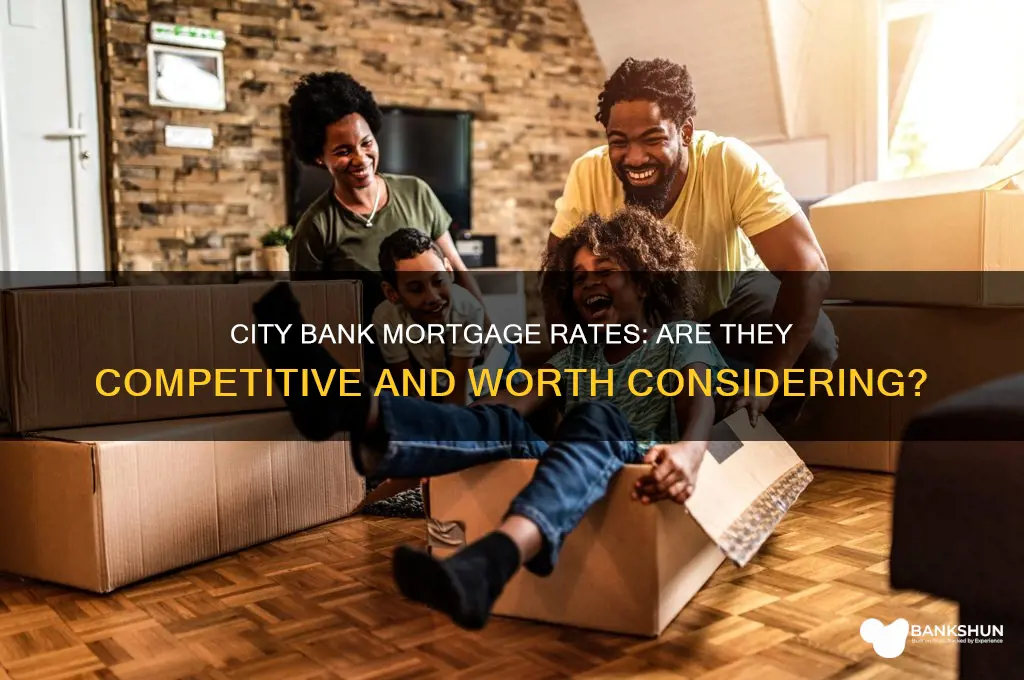 does city bank has good mortgage rates
