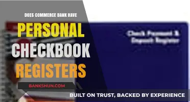 Does Commerce Bank Offer Personal Checkbook Registers? Find Out Here