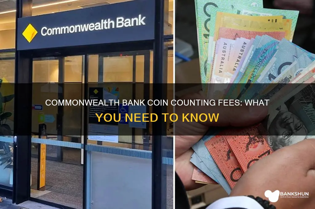 does commonwealth bank charge to count coins