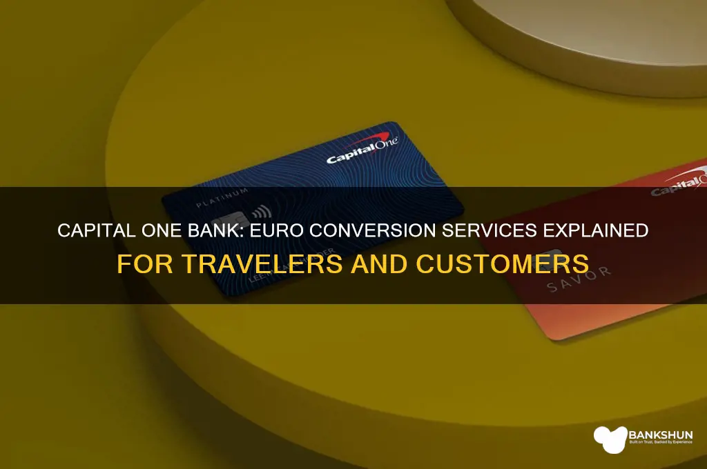 does cpatial one bank have euor conversiton
