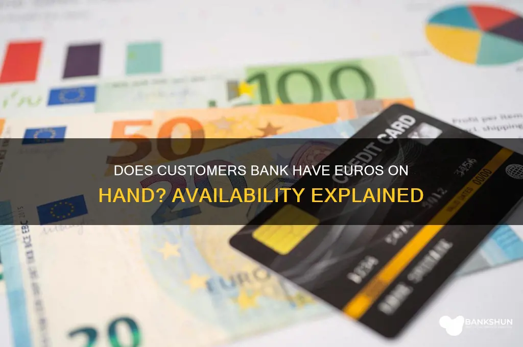 does customers bank have euros on hand