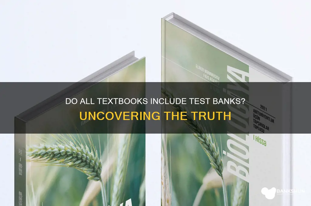 does each textbook have a test bank