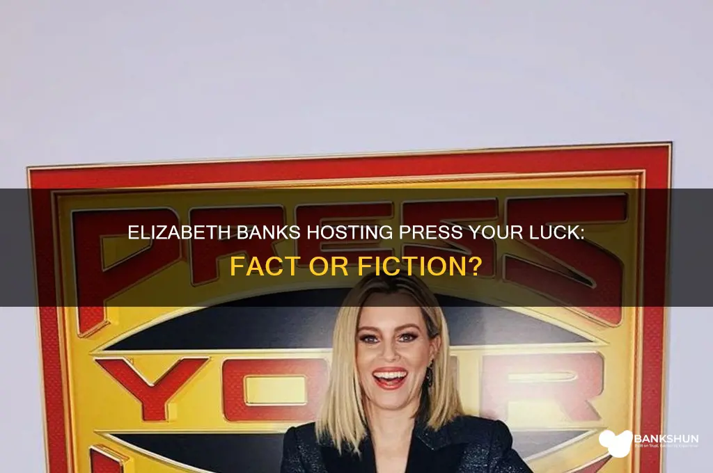 does elizabeth banks host press your luck