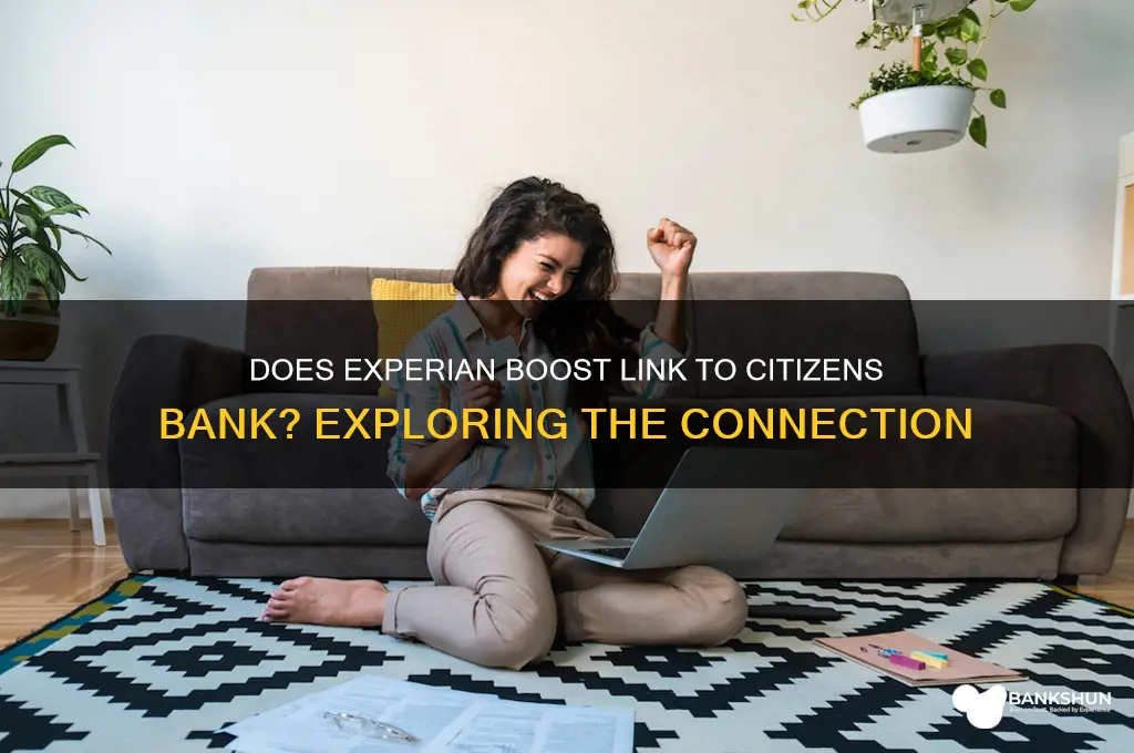 does experian boost connect to citizens bank