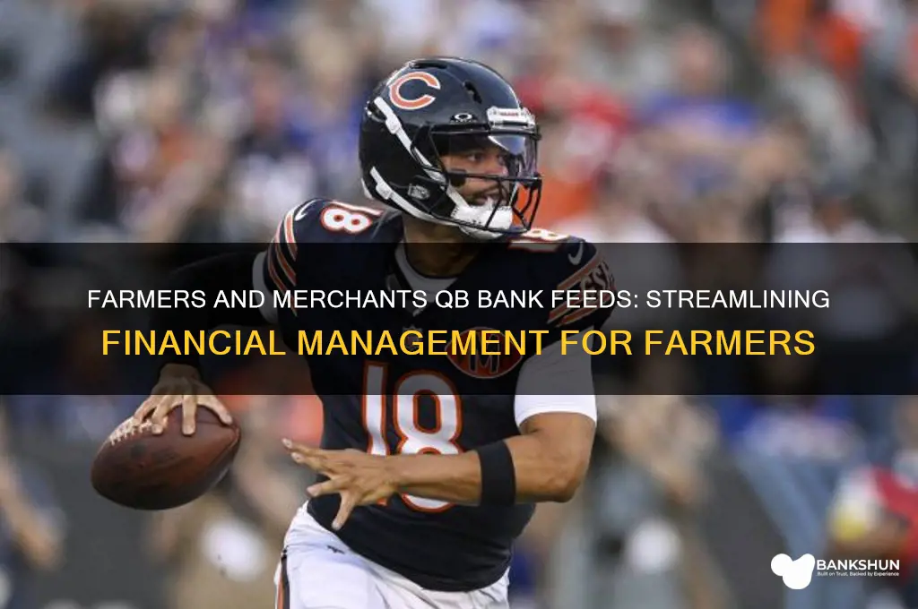 does farmers and merchants qb bank feeds