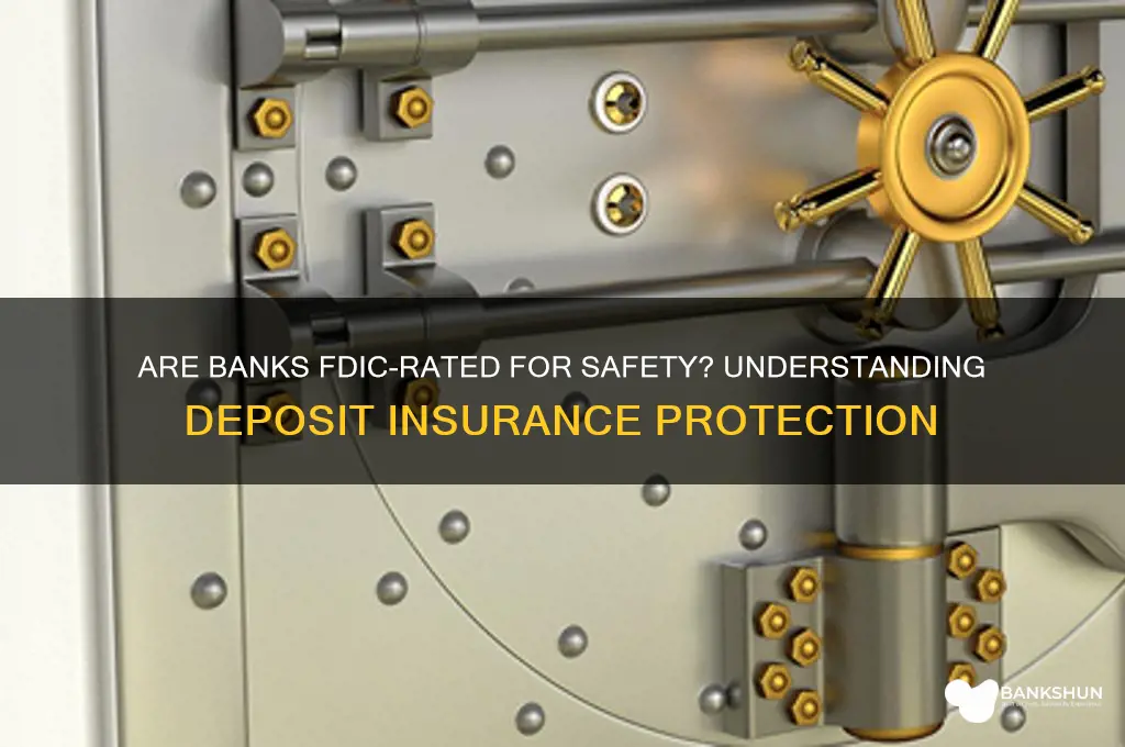 does fdic rate banks as to safety