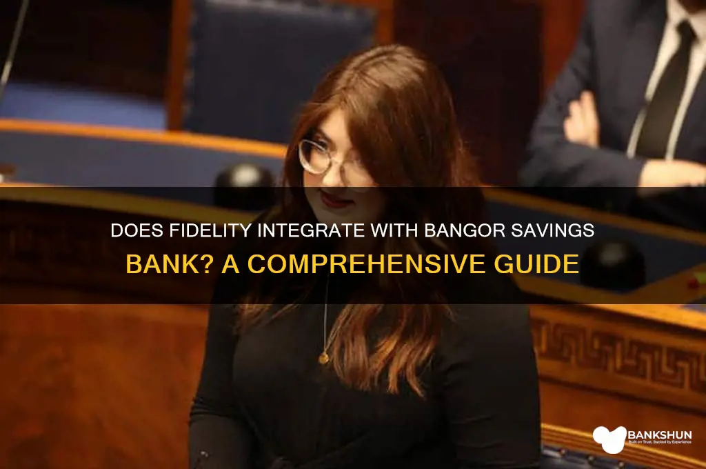 does fidelity link with bangor savings bank