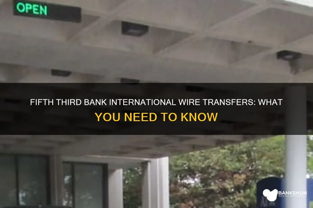 does fifth third bank do international wire