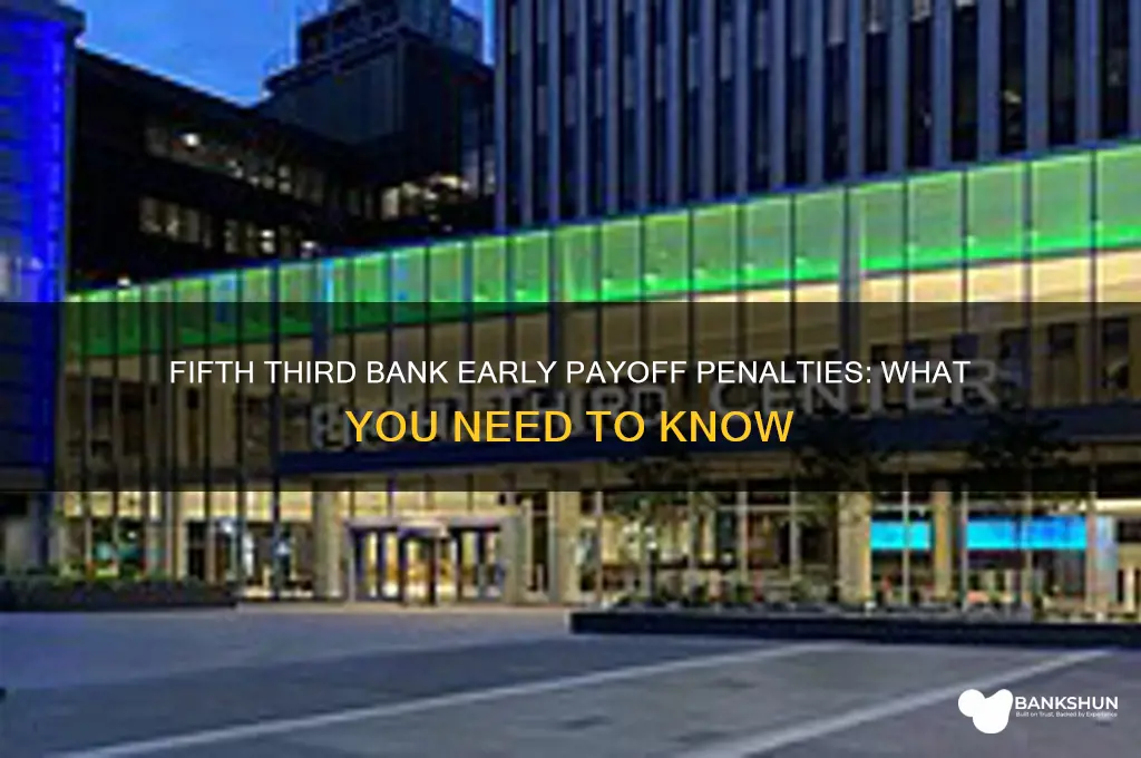 does fifth third bank penalize early payoff