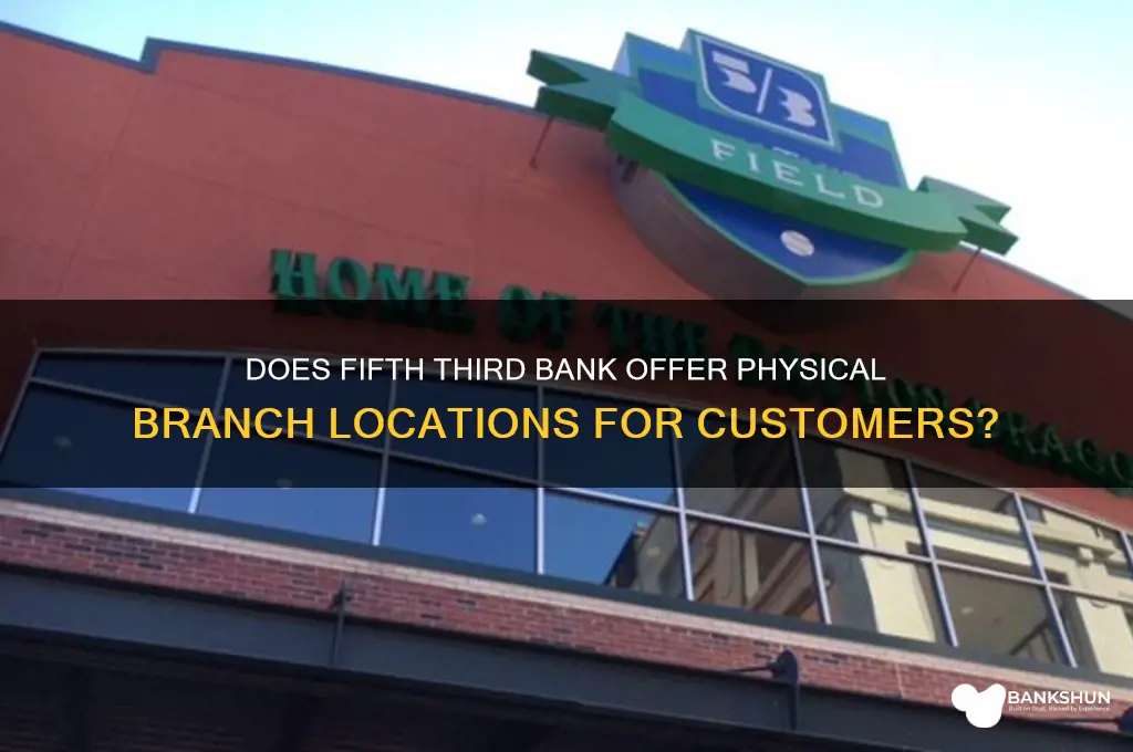 does fith third bank have physical branches