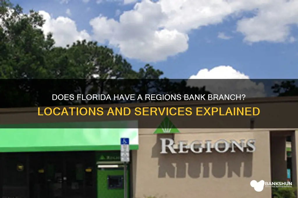 does florida have a regions bank branch