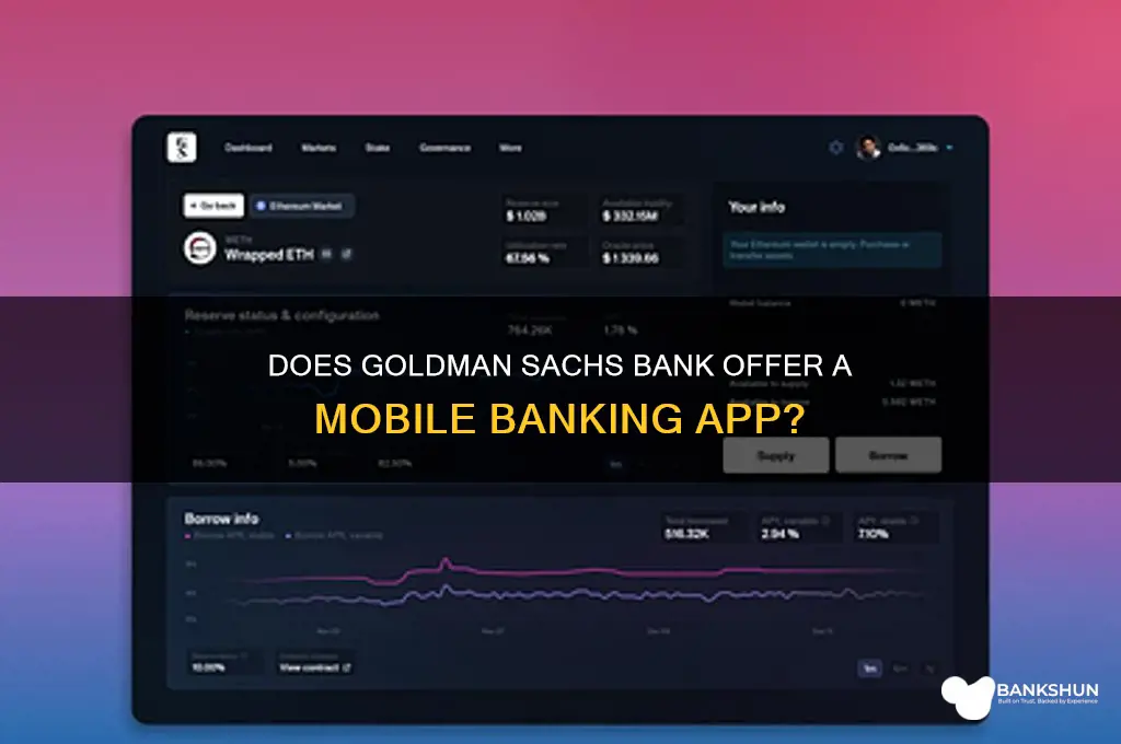 does goldman sachs bank have an app