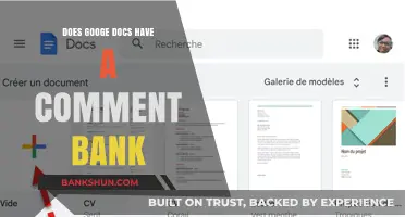 Does Google Docs Offer a Comment Bank Feature? A Guide