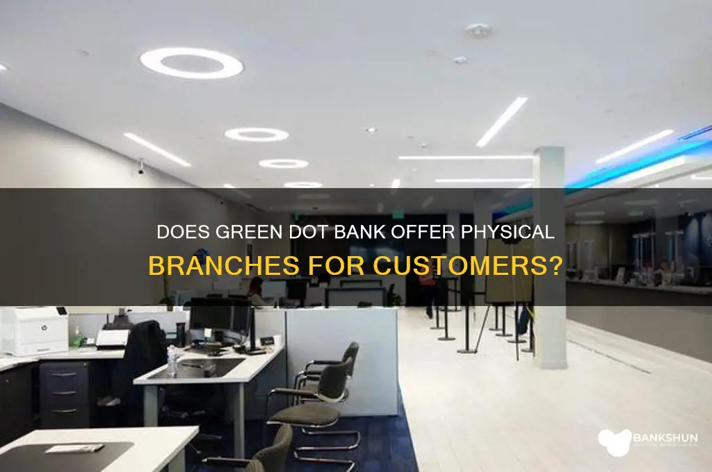 does green dot bank have physical locations