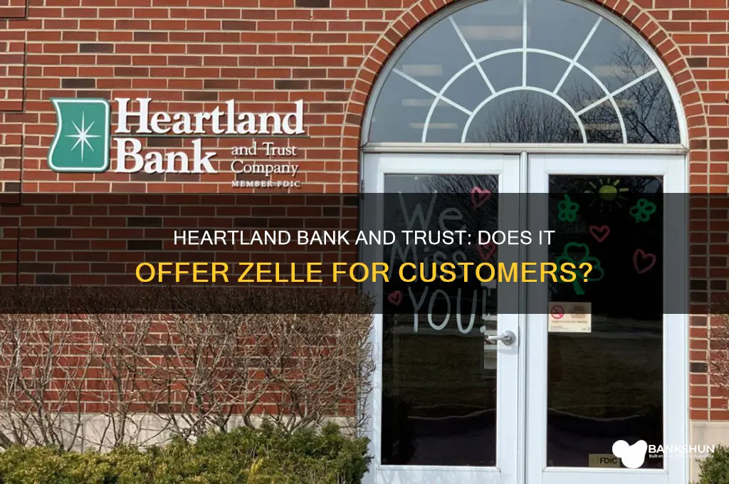 does heartland bank and trust have zelle
