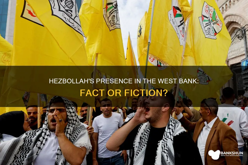 does hezbollah operate in the west bank