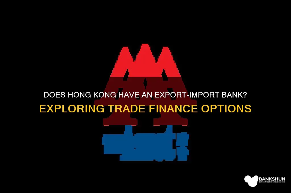 does hong kong has export-import bank
