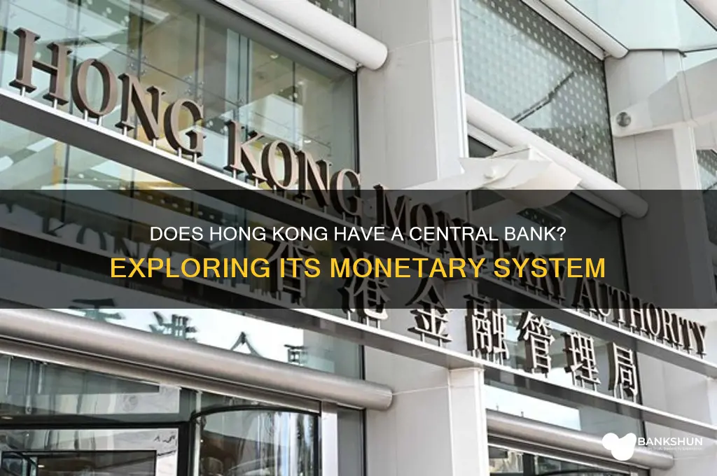 does hong kong have a central bank