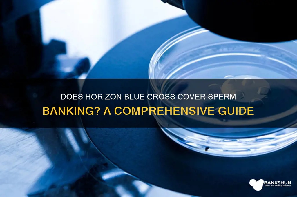 does horizon blue cross cover sperm banking